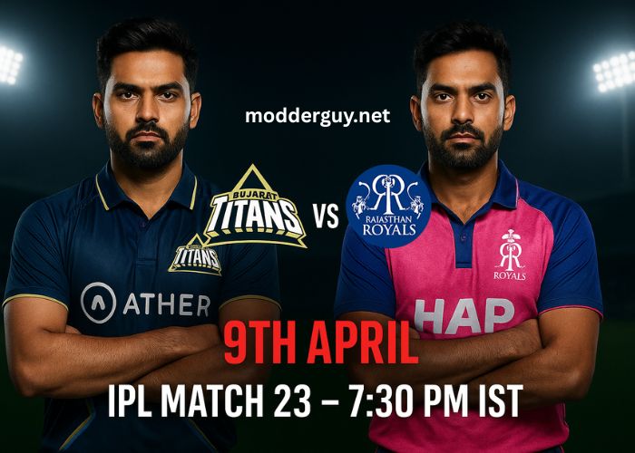 Gujarat Titans vs Rajasthan Royals Cricket Scorecard, 23rd Match – IPL 2025 GT vs RR Cricket Scorecard & H2H, 23rd Match – IPL 2025