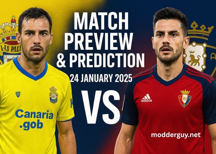 Las Palmas 1-1 Osasuna Live Scores, H2H & Match Info – 24 January 2025 Las Palmas 1-1 Osasuna Live Scores, H2H & Match Info – 24 January 2025