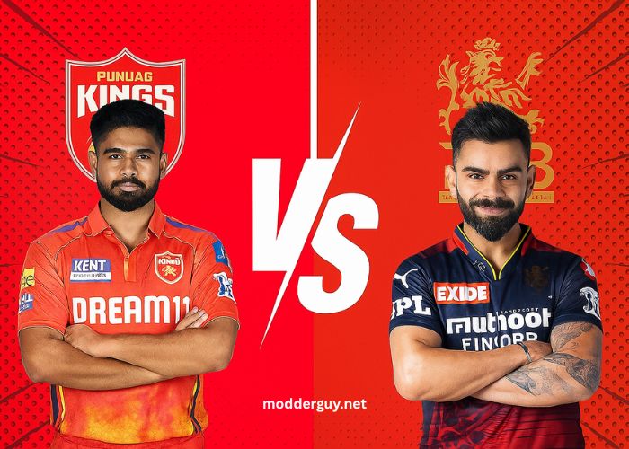 Punjab Kings vs Royal Challengers Bengaluru Scorecard  & H2H, 37th Match – IPL 2025 PBKS vs RCB Scorecard & H2H, 37th Match – IPL 2025