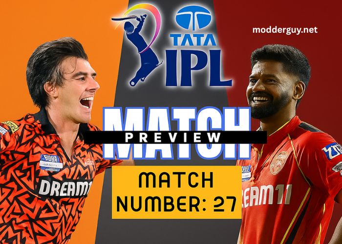Sunrisers Hyderabad vs Punjab Kings Cricket Scorecard & H2H, 27th Match – IPL 2025 PBKS vs SRH Cricket Scorecard & H2H, 27th Match – IPL 2025